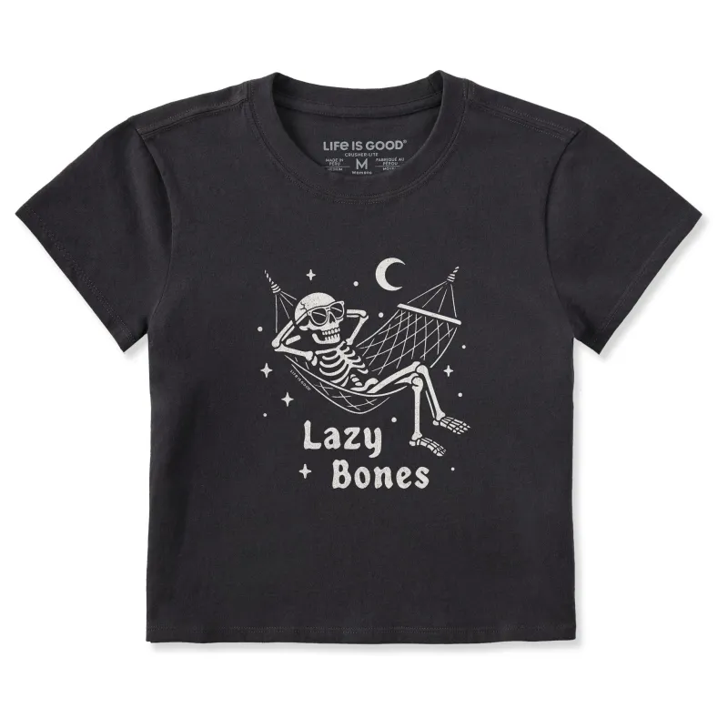 Women's Lazy Bones Crusher-LITE Shrunken Tee sold by Life is Good