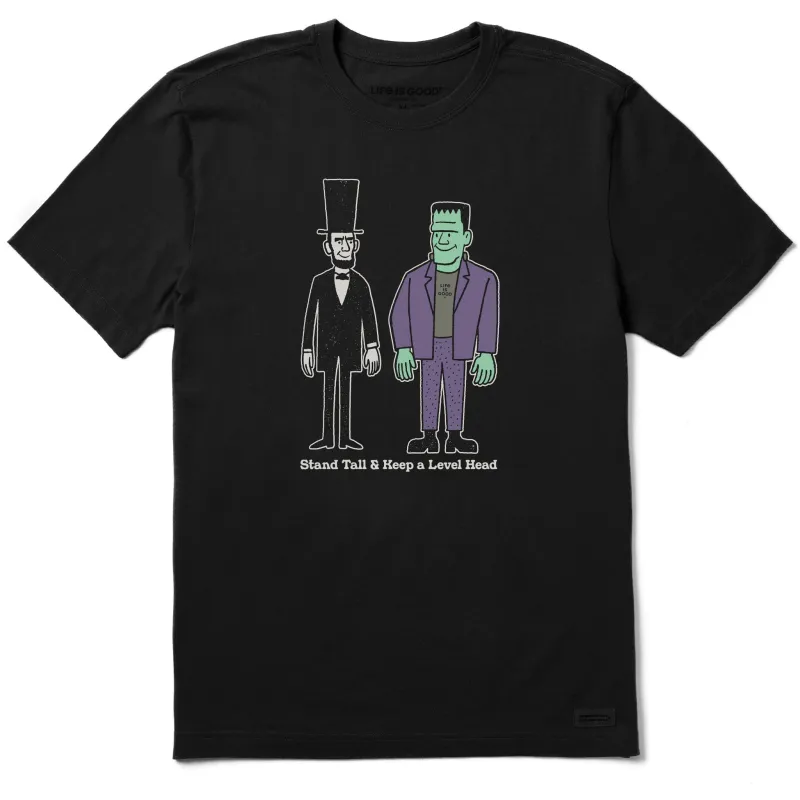 Men's Stand Tall Level Head Short Sleeve Crusher Tee sold by Life is Good