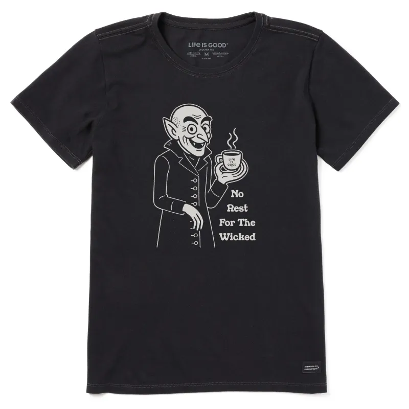 Women's No Rest for the Wicked Short Sleeve Crusher Tee sold by Life is Good