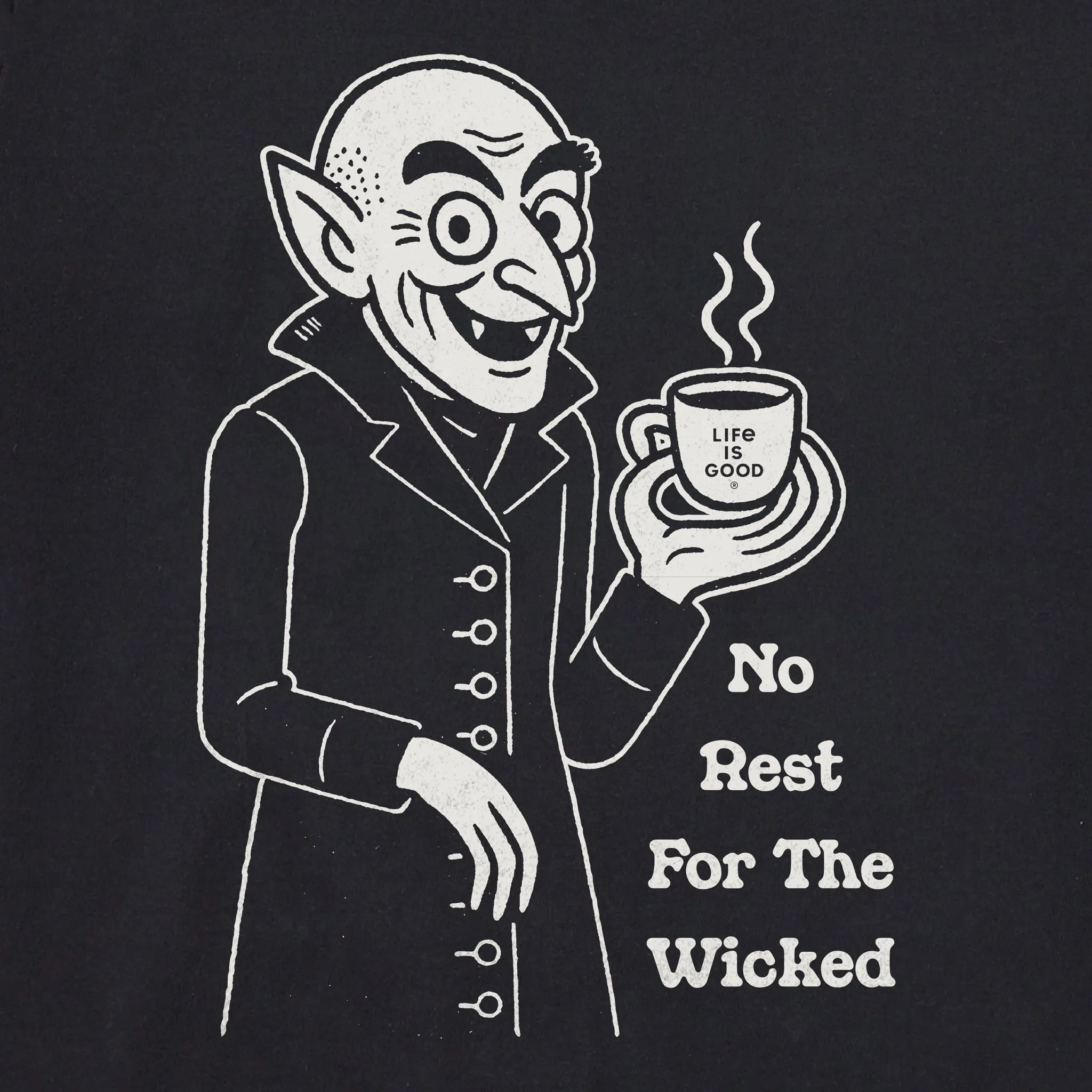 Women's No Rest for the Wicked Long Sleeve Crusher Tee sold by Life is Good product image thumbnail 2