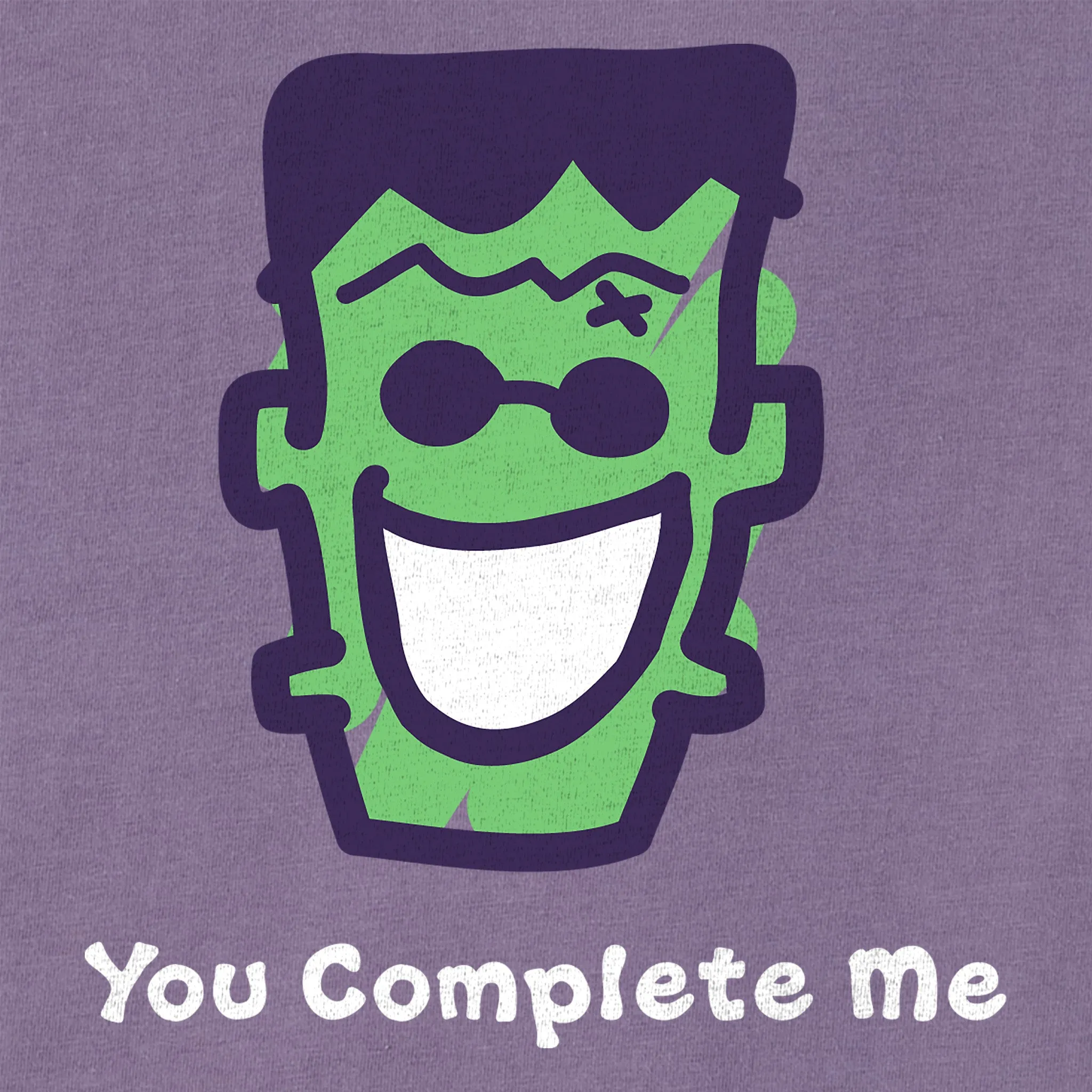 Women's You Complete Me Frank Short Sleeve Crusher Boxy Tee sold by Life is Good product image thumbnail 2