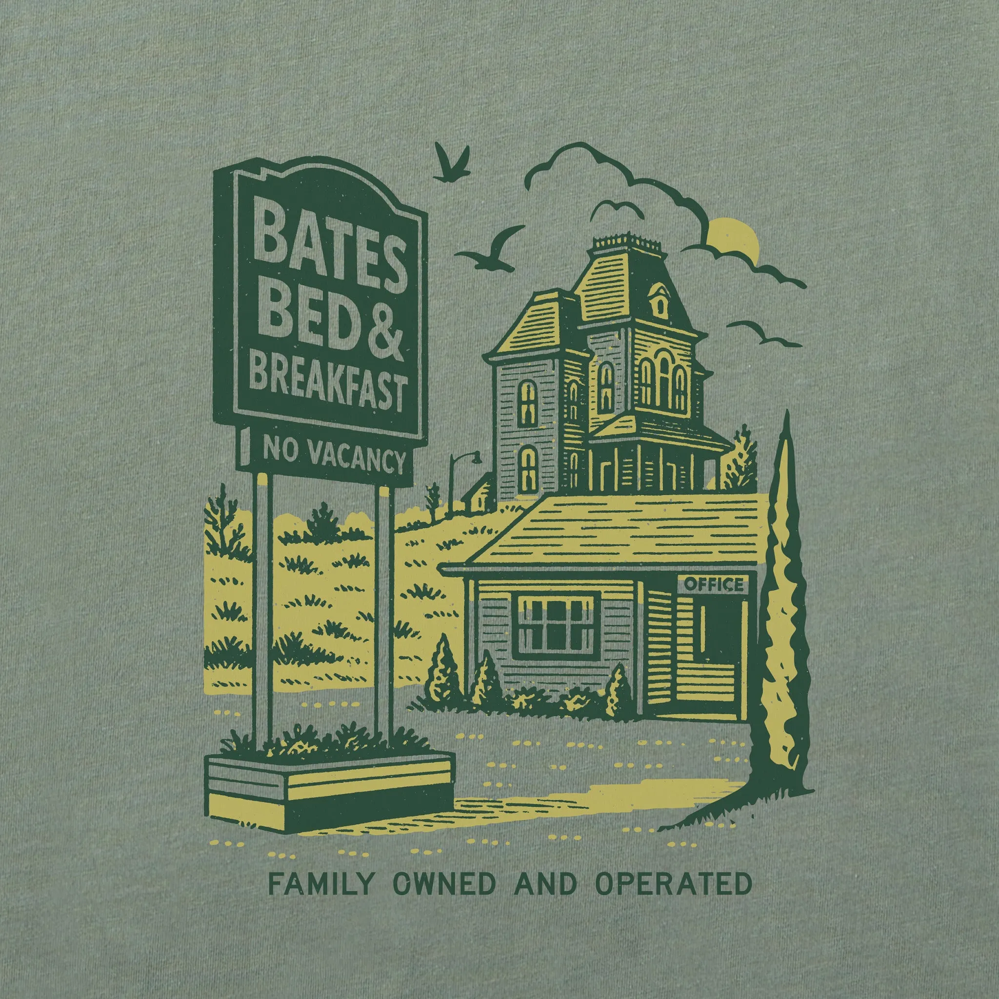 Women's Bates Bed & Breakfast Short Sleeve Crusher Boxy Tee sold by Life is Good product image thumbnail 2