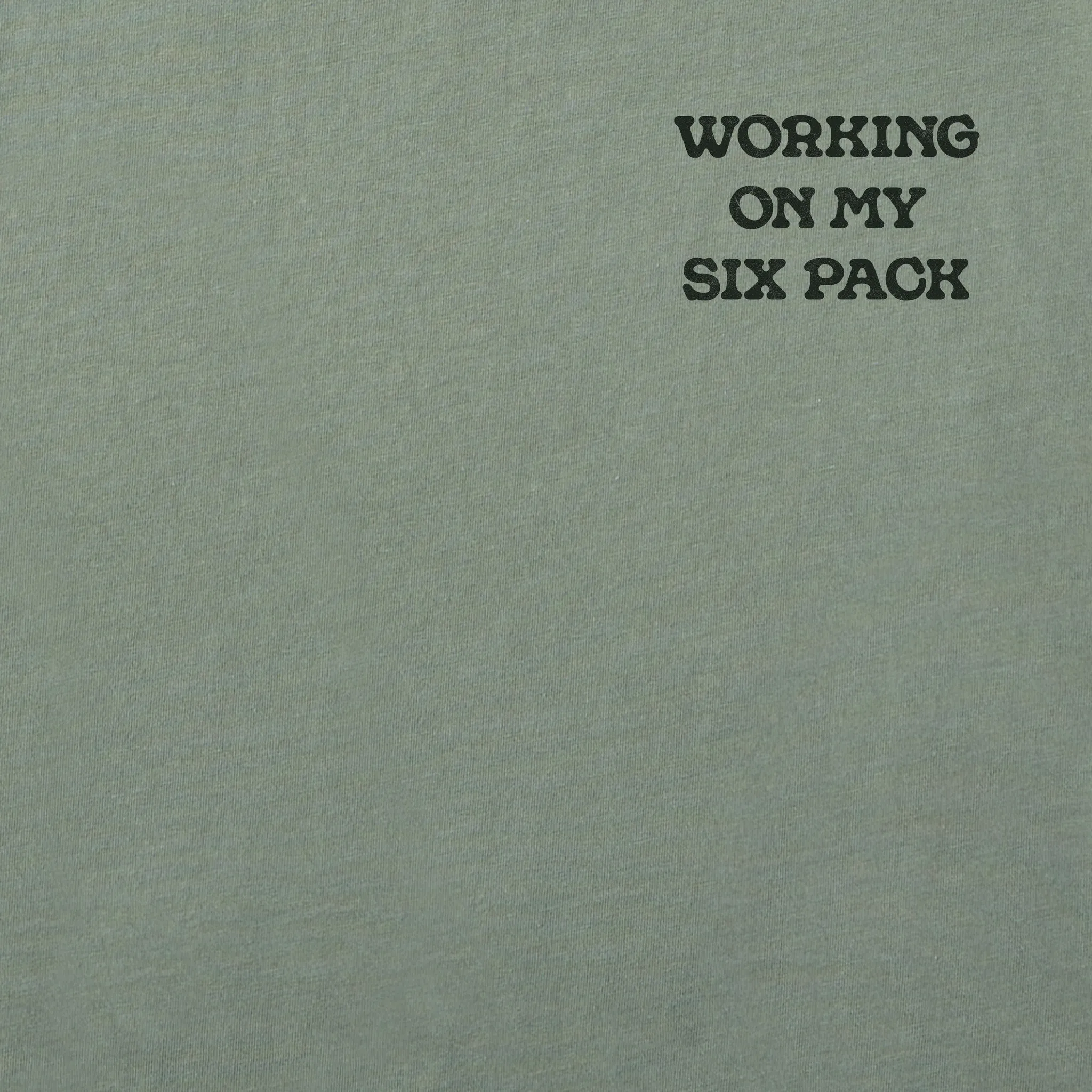 Men's Workin on My Six Pack Short Sleeve Tee sold by Life is Good product image thumbnail 3