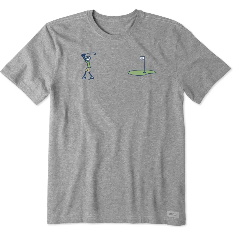 Men's Jake Golfing Medley Short Sleeve Tee sold by Life is Good