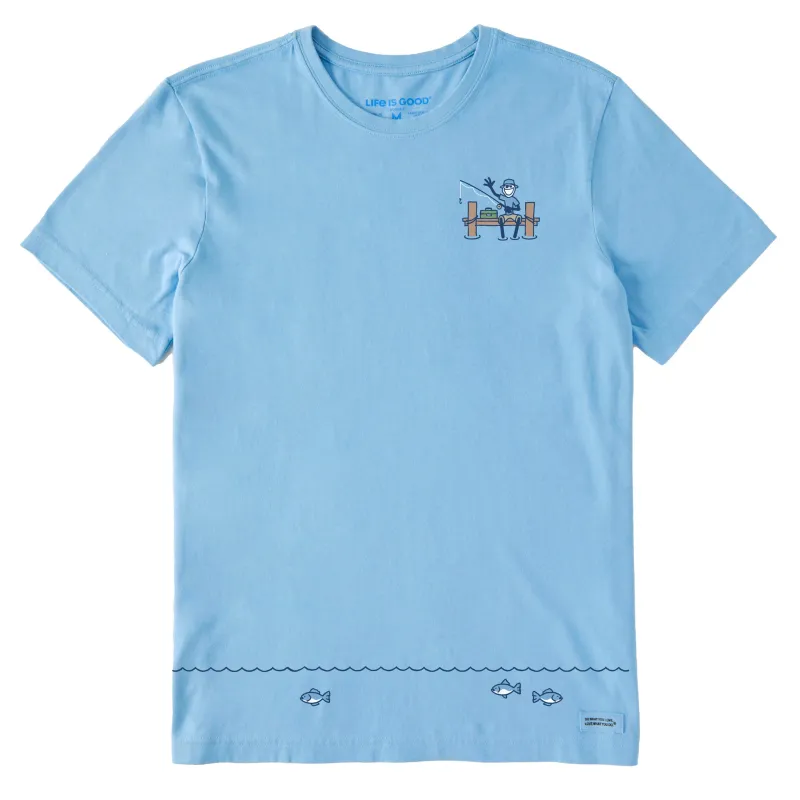 Men's Jake Dock Medley Short Sleeve Crusher Tee sold by Life is Good