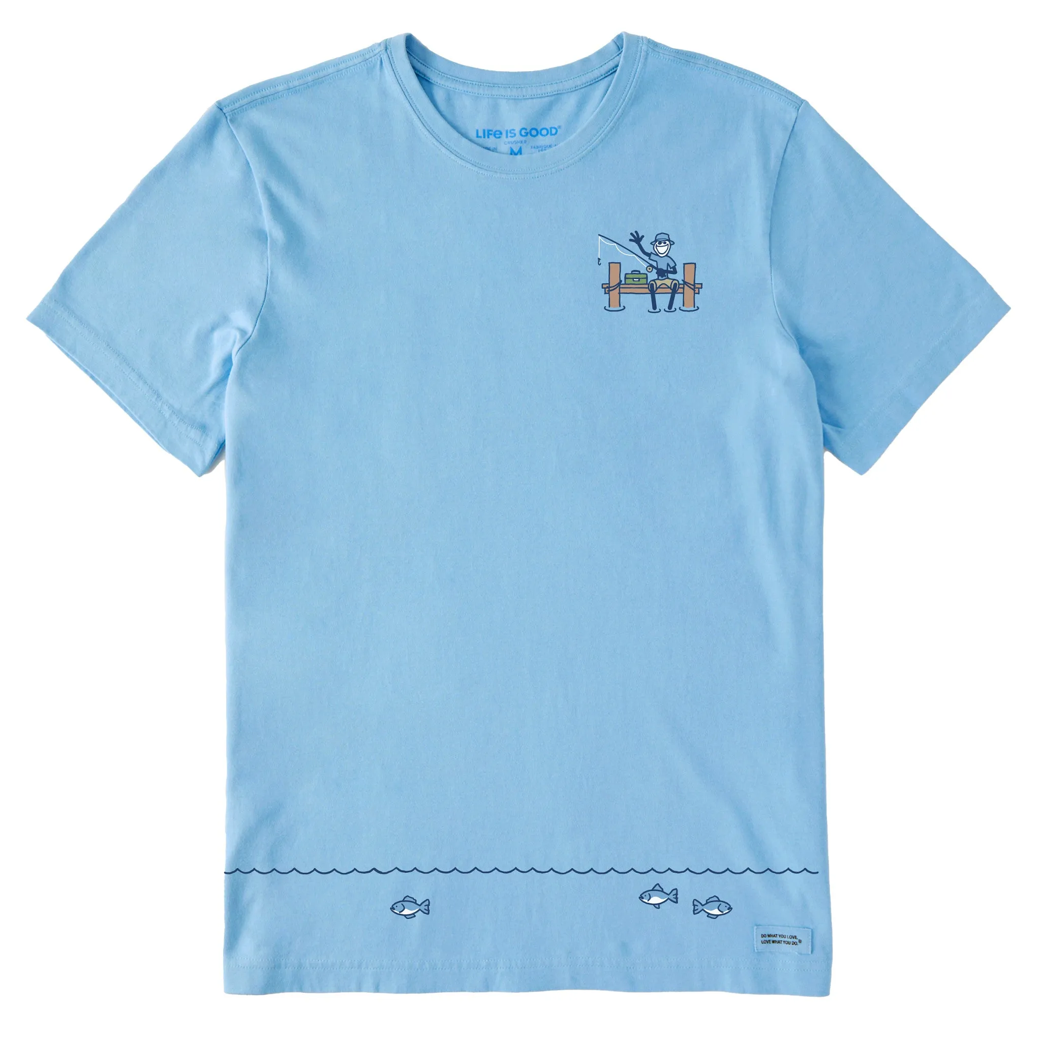 Men's Jake Dock Medley Short Sleeve Crusher Tee sold by Life is Good