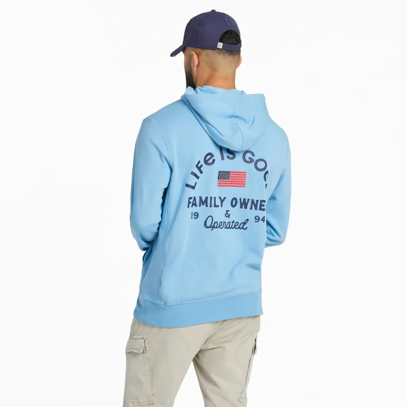 Men's LIG USA Family '94 Simply True Fleece Hoodie sold by Life is Good