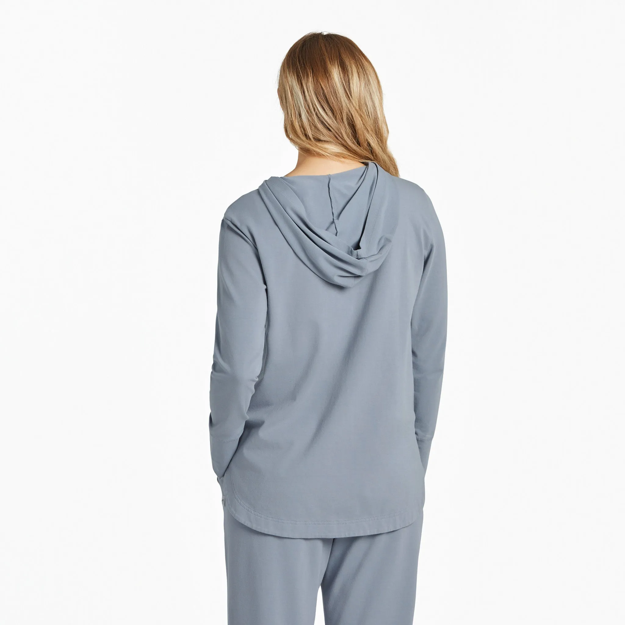 Women's Hand Drawn Butterfly Mandala Crusher-FLEX Hoodie Tunic sold by Life is Good product image thumbnail 3