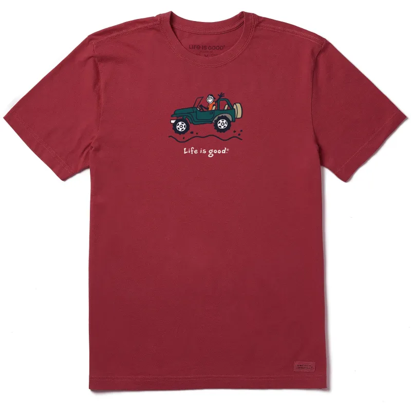 Men's Offroad Jake Short Sleeve Crusher Tee sold by Life is Good
