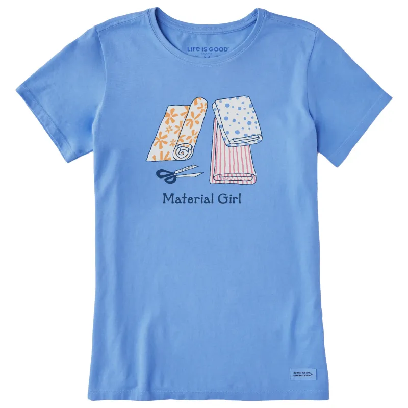 Women's Material Girl Short Sleeve Tee sold by Life is Good