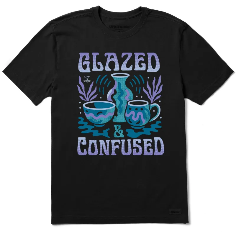 Men's Glazed and Confused Short Sleeve Tee sold by Life is Good