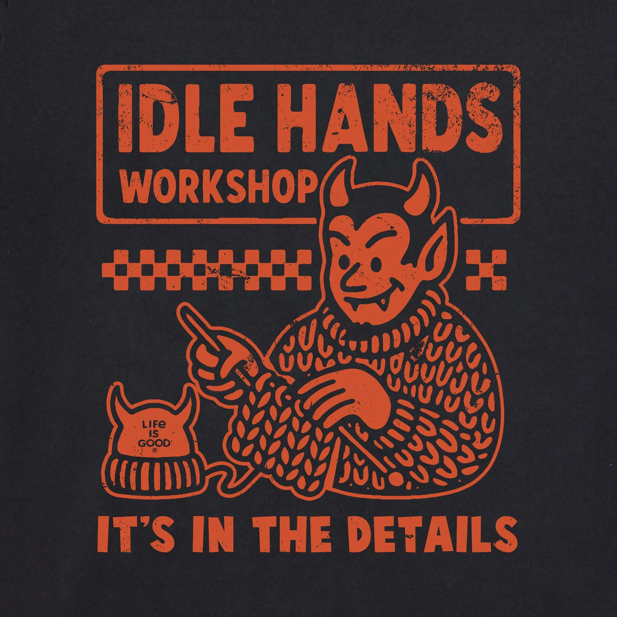 Men's Idle Hands Workshop Short Sleeve Crusher Tee sold by Life is Good product image thumbnail 5
