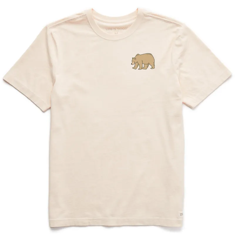 Men's Bert's Smile Bear Short Sleeve Crusher Tee sold by Life is Good