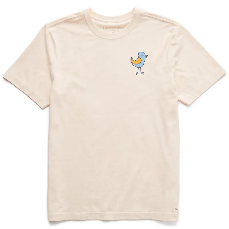 Men's Bert's Smile Bird Short Sleeve Crusher Tee sold by Life is Good
