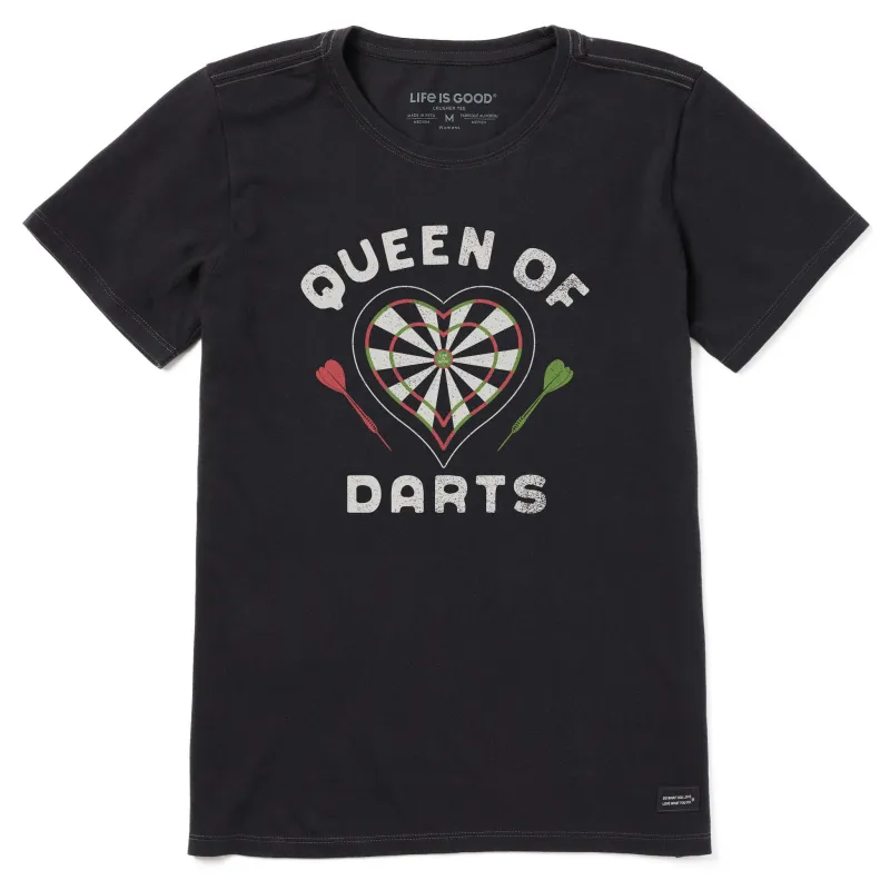 Women's Queen of Darts Short Sleeve Tee made by Life is Good
