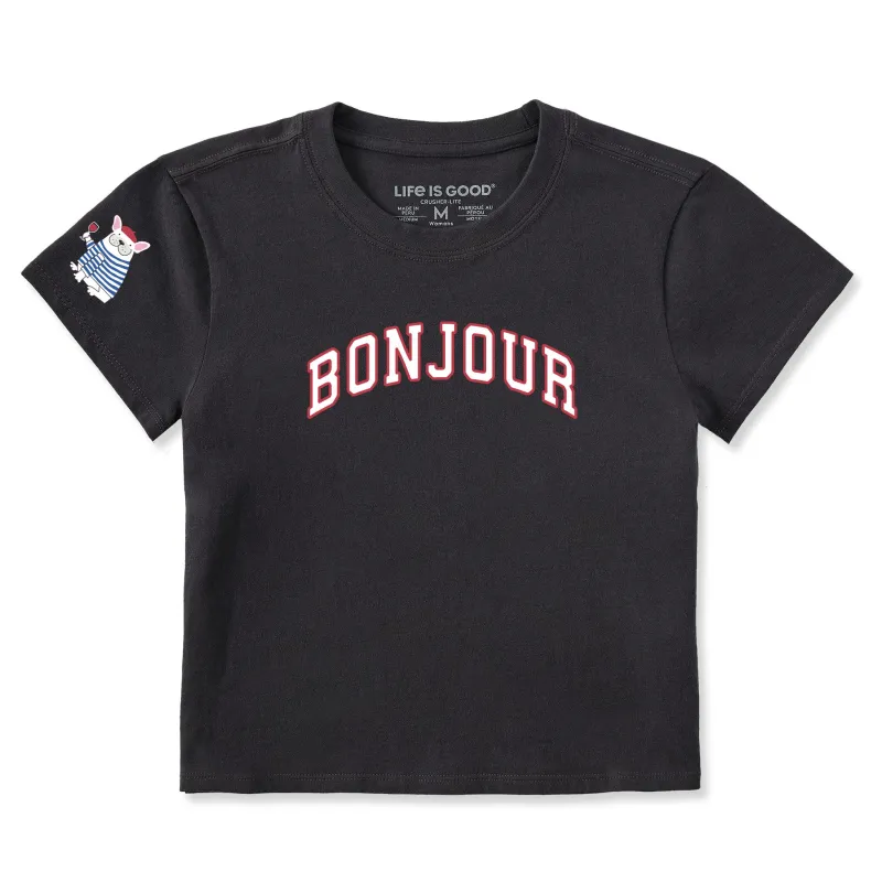 Women's Bonjour Arch Crusher-LITE Shrunken Tee sold by Life is Good