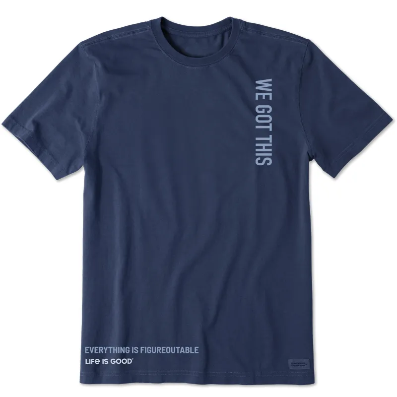 Men's We Got This Stack Short Sleeve Crusher Tee sold by Life is Good