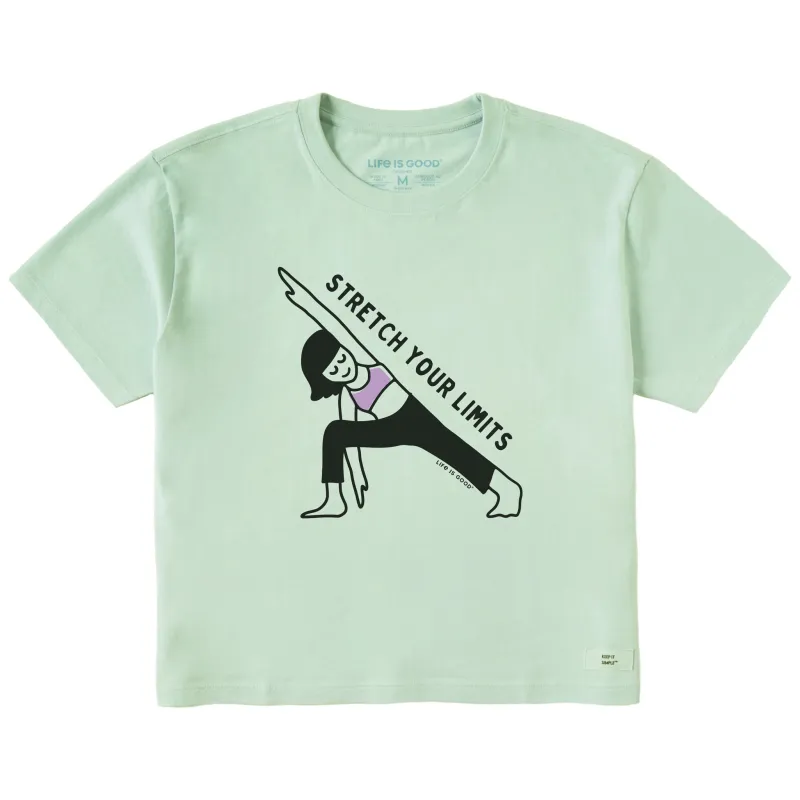 Women's Stretch Your Limits Short Sleeve Crusher Boxy Tee sold by Life is Good