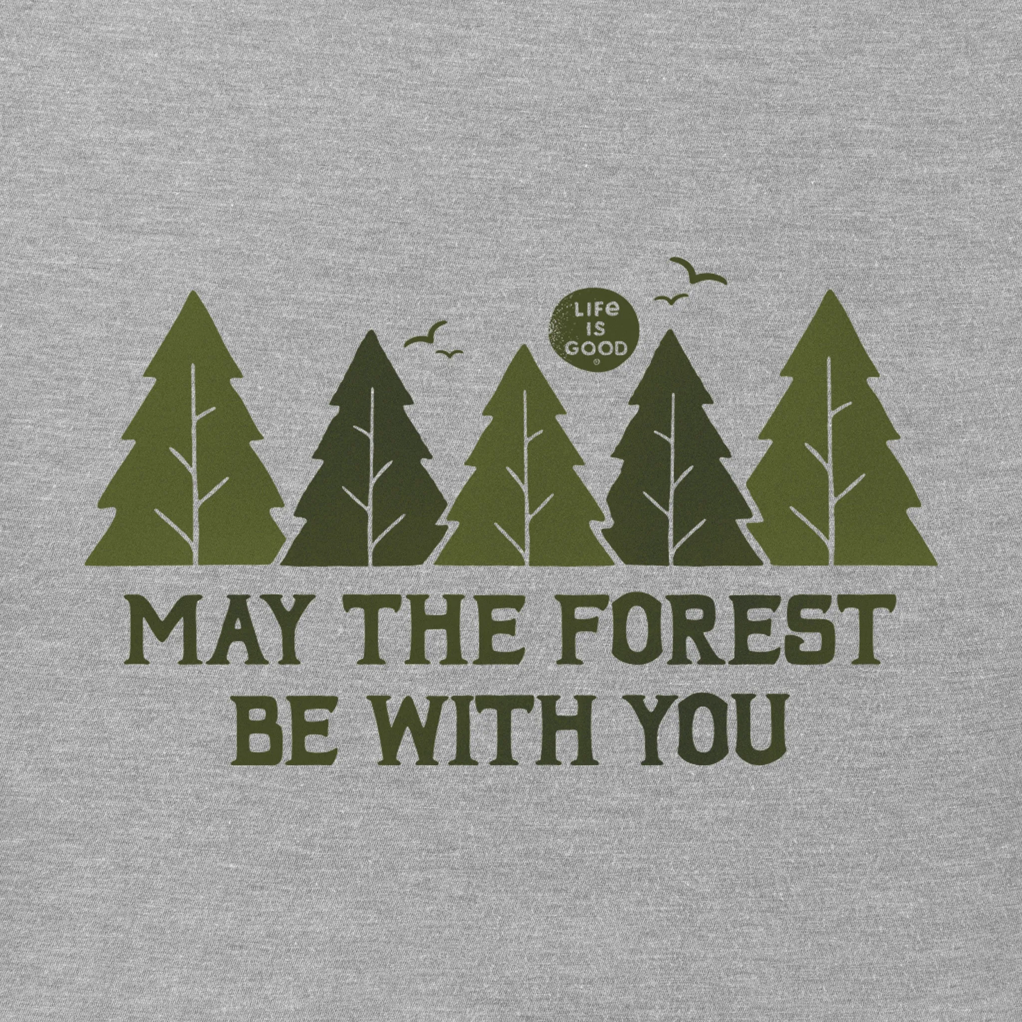 Men's May The Forest Be With You Short Sleeve Crusher Tee sold by Life is Good product image thumbnail 2