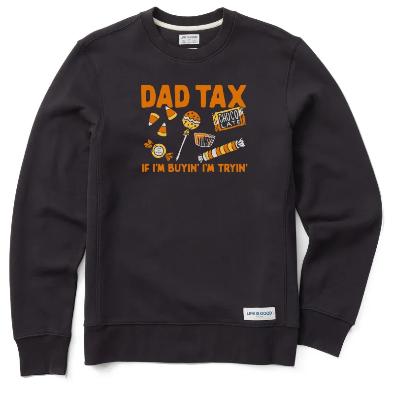 Men's Dad Tax Halloween Simply True Fleece Crew sold by Life is Good