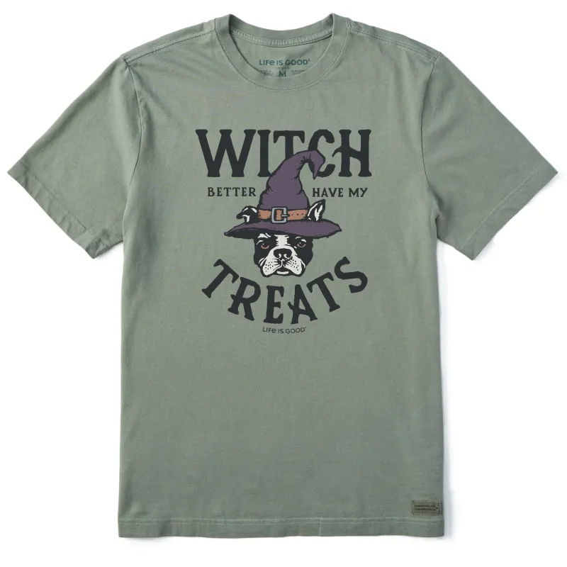 Men's Witch Better Have My Treats Short Sleeve Tee made by Life is Good