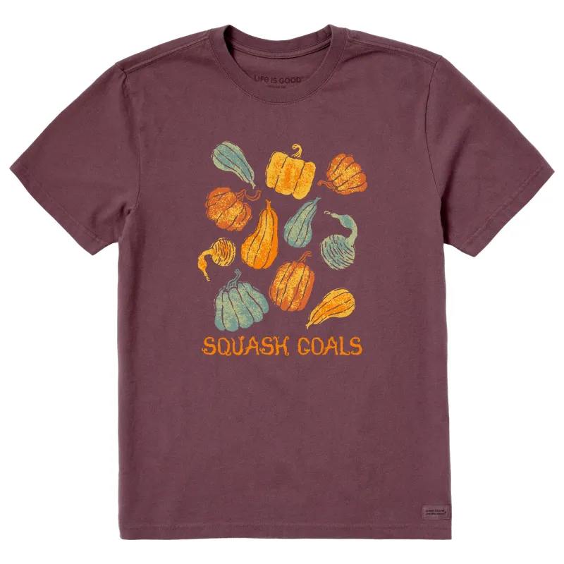 Men's Squash Goals Short Sleeve Crusher Tee sold by Life is Good
