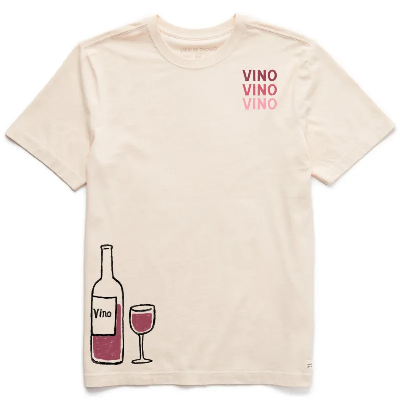 Men's Vino Pour Short Sleeve Crusher Tee sold by Life is Good