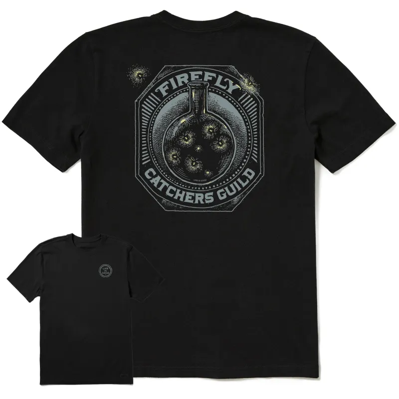 Men's Firefly Catchers Guild Short Sleeve Tee sold by Life is Good