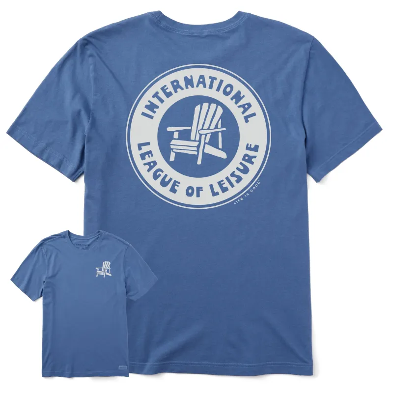 Men's International League of Leisure Short Sleeve Tee sold by Life is Good