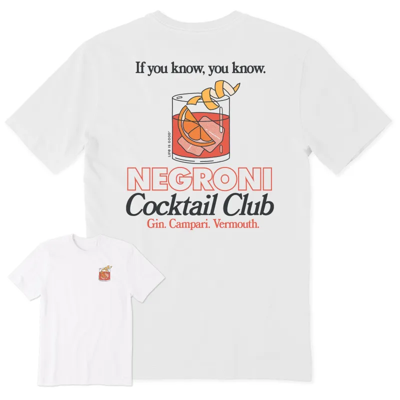 Men's Negroni Cocktail Club Short Sleeve Tee sold by Life is Good