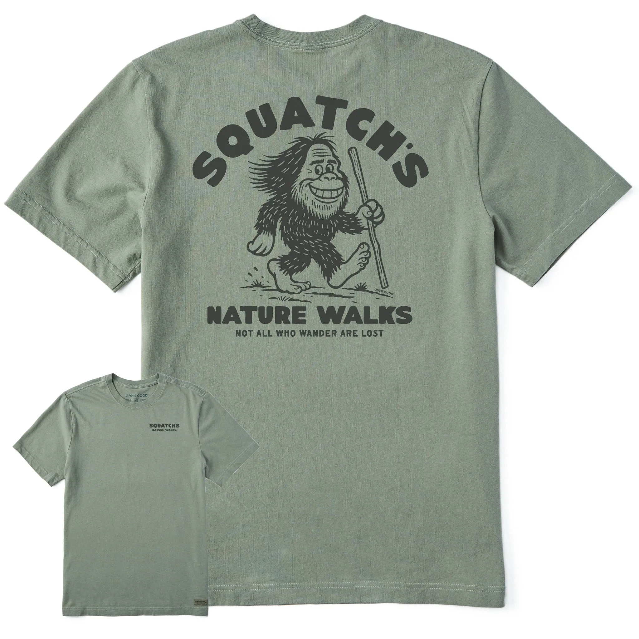 Men's Squatch's Nature Walks Short Sleeve Tee sold by Life is Good product image thumbnail 4