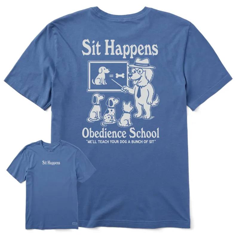 Men's Sit Happens Short Sleeve Tee sold by Life is Good