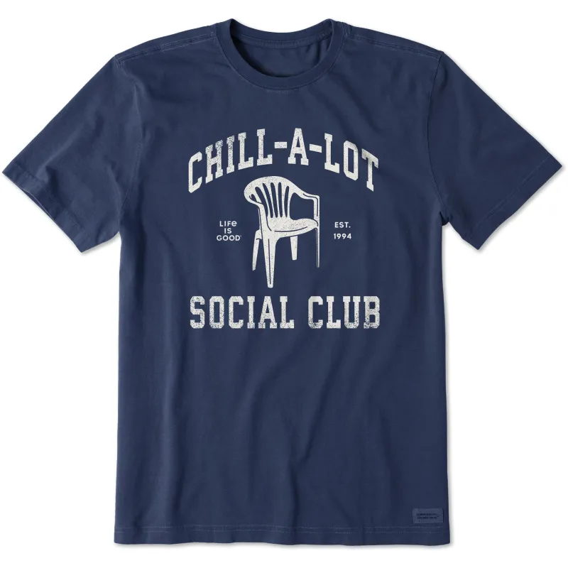 Men's Chill-a-lot Social Club Short Sleeve Tee sold by Life is Good