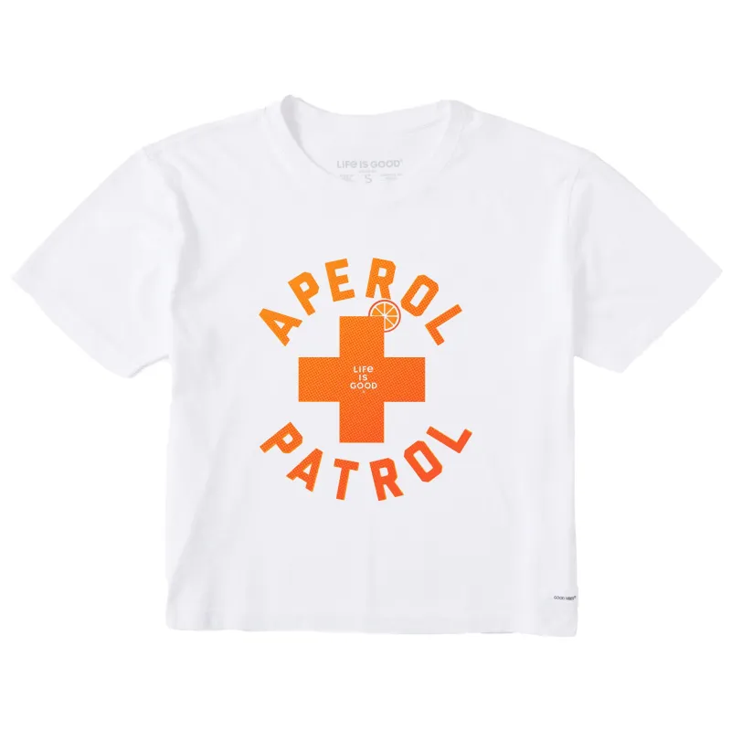 Women's Aperol Patrol Short Sleeve Crusher Boxy Tee sold by Life is Good