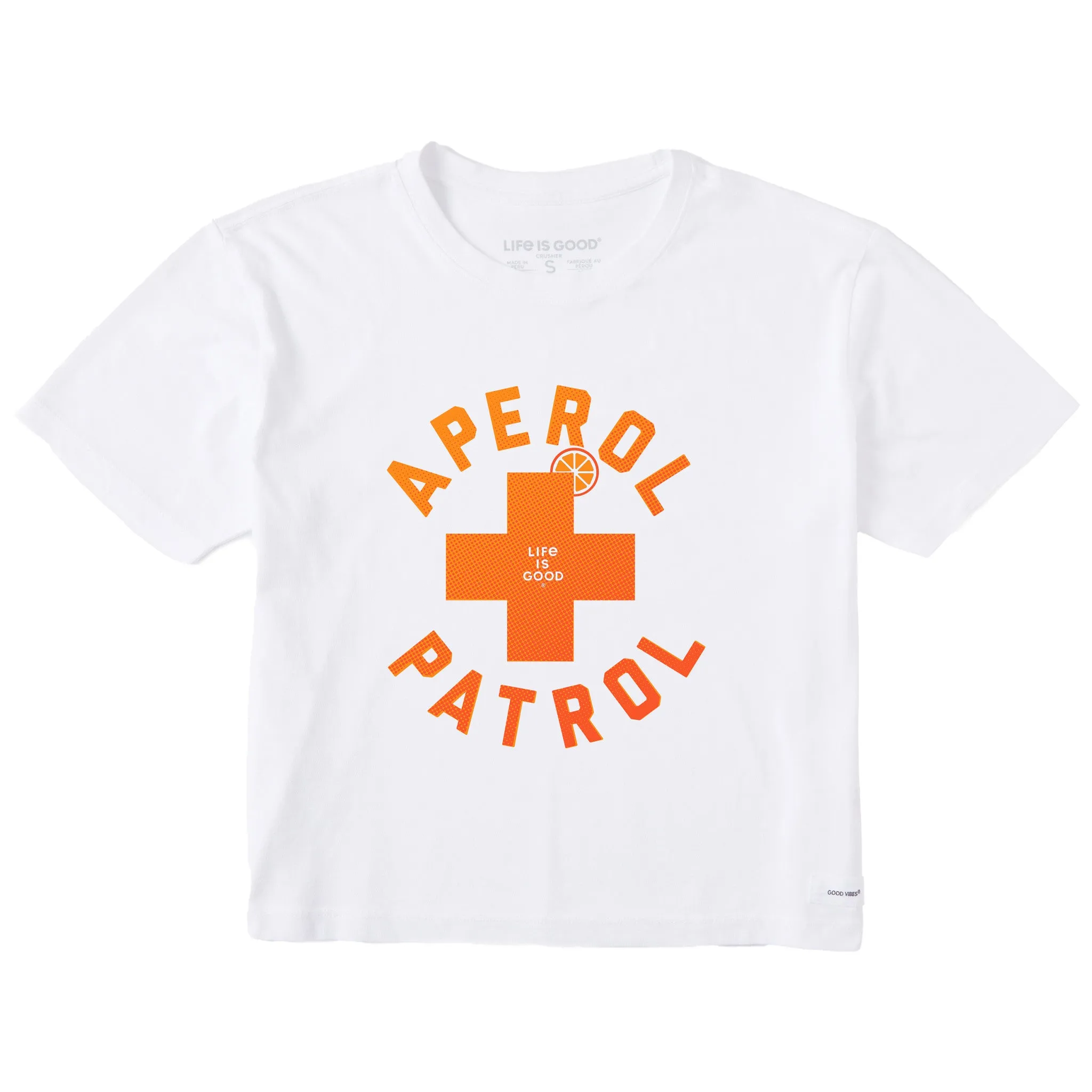 Women's Aperol Patrol Short Sleeve Crusher Boxy Tee sold by Life is Good
