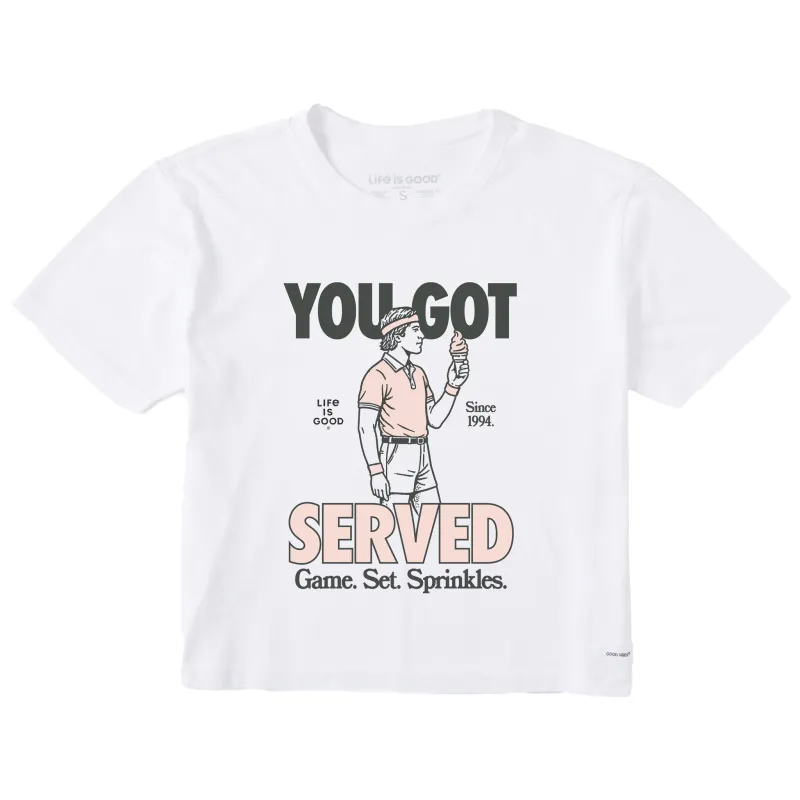 Women's You Got Soft Served Short Sleeve Crusher Boxy Tee sold by Life is Good