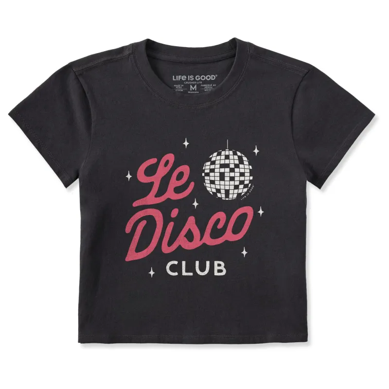 Women's Le Disco Club Crusher-LITE Shrunken Tee sold by Life is Good