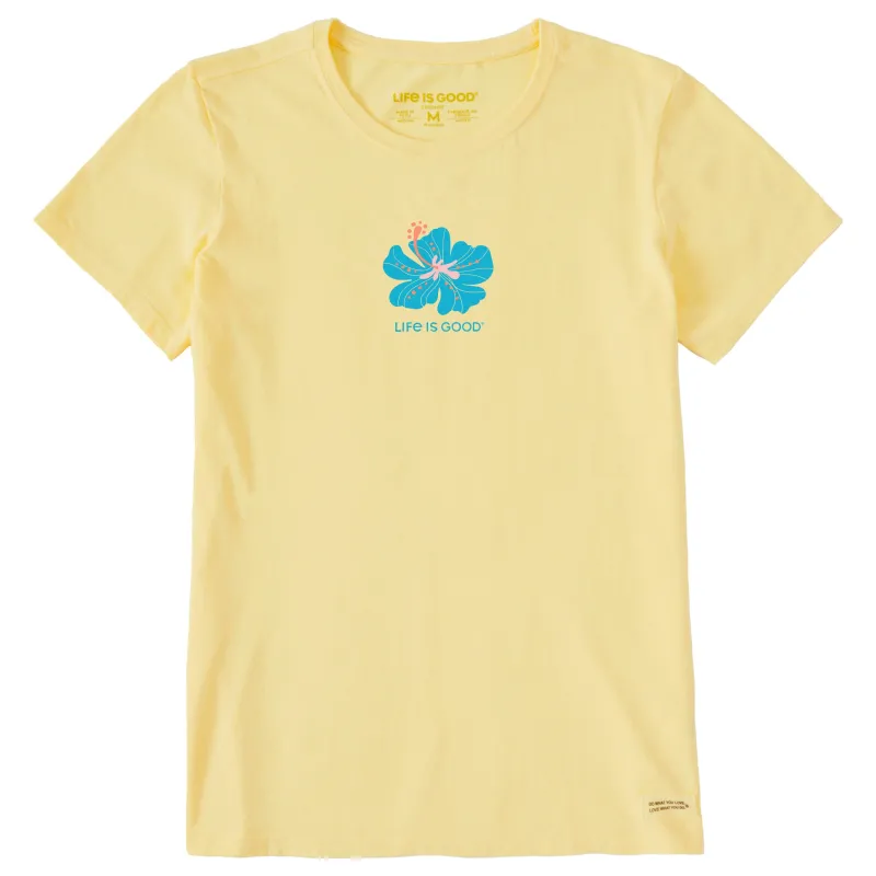 Women's Lone Hibiscus Short Sleeve Tee sold by Life is Good
