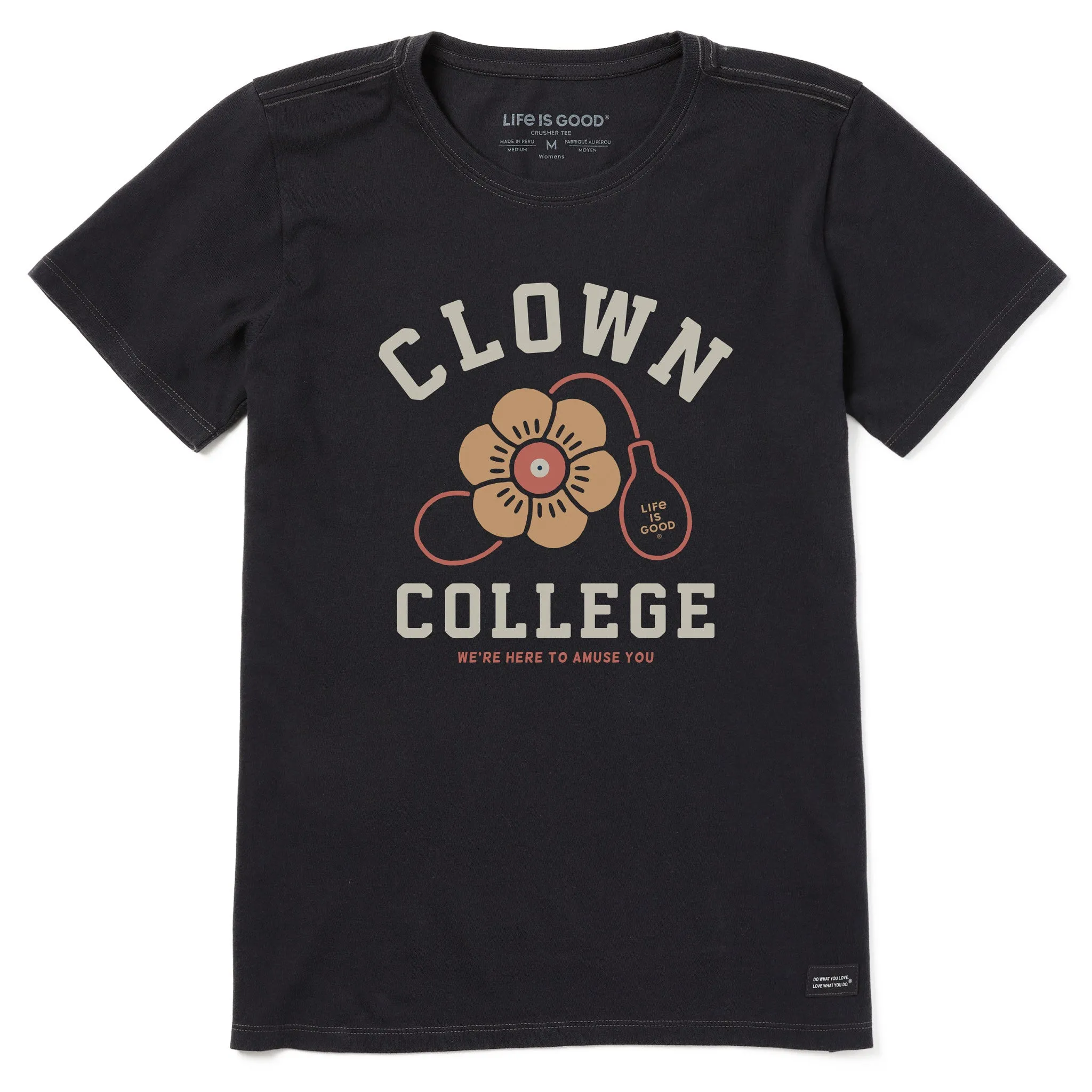 Women's Clown College Short Sleeve Tee sold by Life is Good
