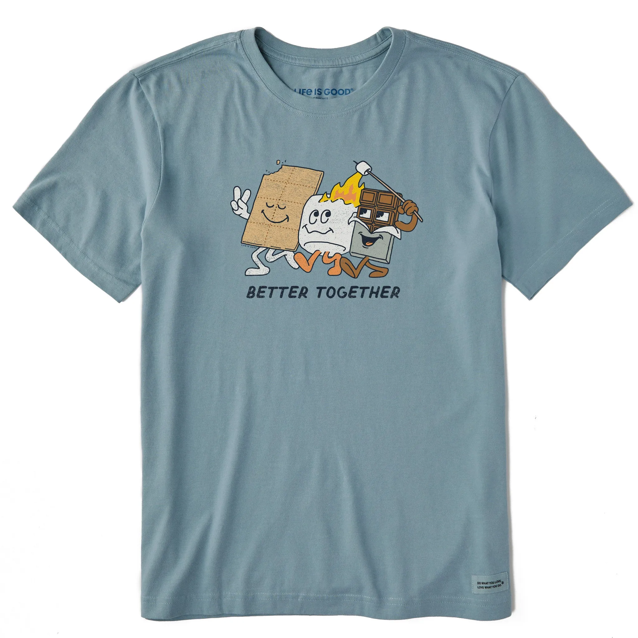 Men's Better Together Smores Short Sleeve Crusher Tee sold by Life is Good