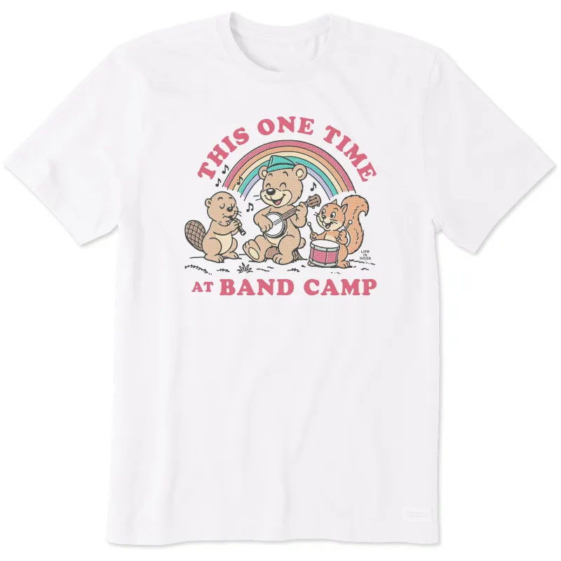 Men's This One Time at Band Camp Short Sleeve Crusher Tee sold by Life is Good