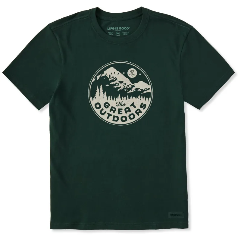 Men's The Great Outdoors Short Sleeve Crusher Tee made by Life is Good