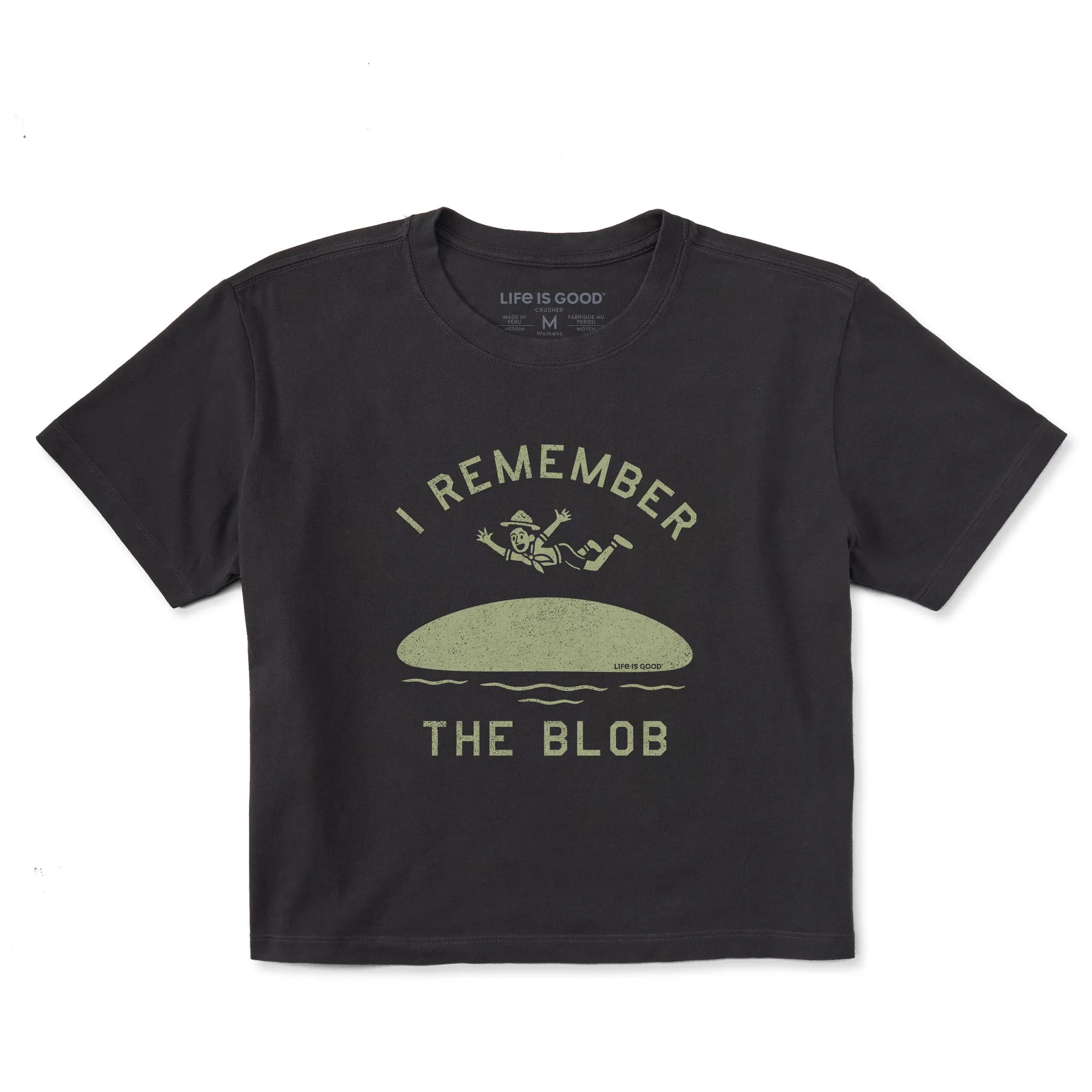 Women's I Remember the Blob Short Sleeve Crusher Boxy Tee sold by Life is Good