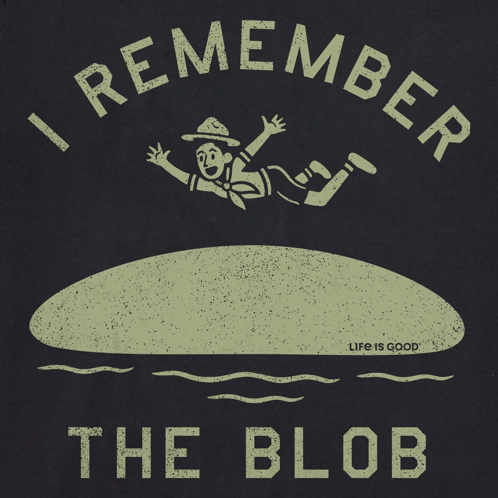 Women's I Remember the Blob Short Sleeve Crusher Boxy Tee sold by Life is Good product image thumbnail 2
