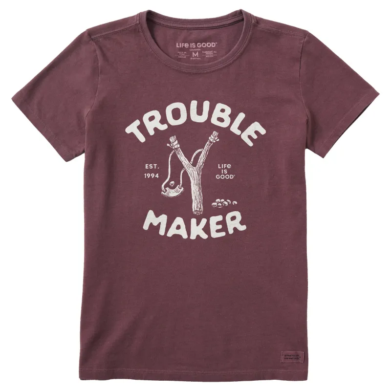 Women's Trouble Maker Short Sleeve Crusher Tee sold by Life is Good