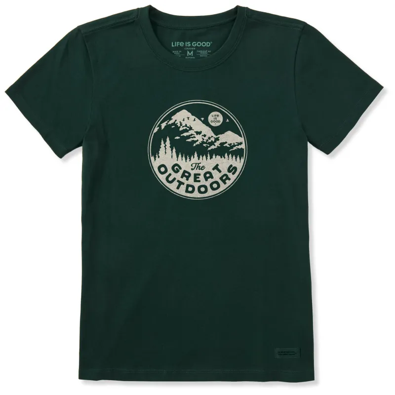 Women's The Great Outdoors Short Sleeve Crusher Tee sold by Life is Good