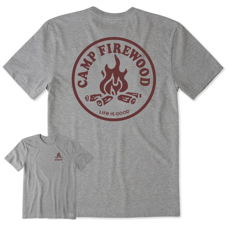 Men's Camp Firewood Short Sleeve Tee sold by Life is Good