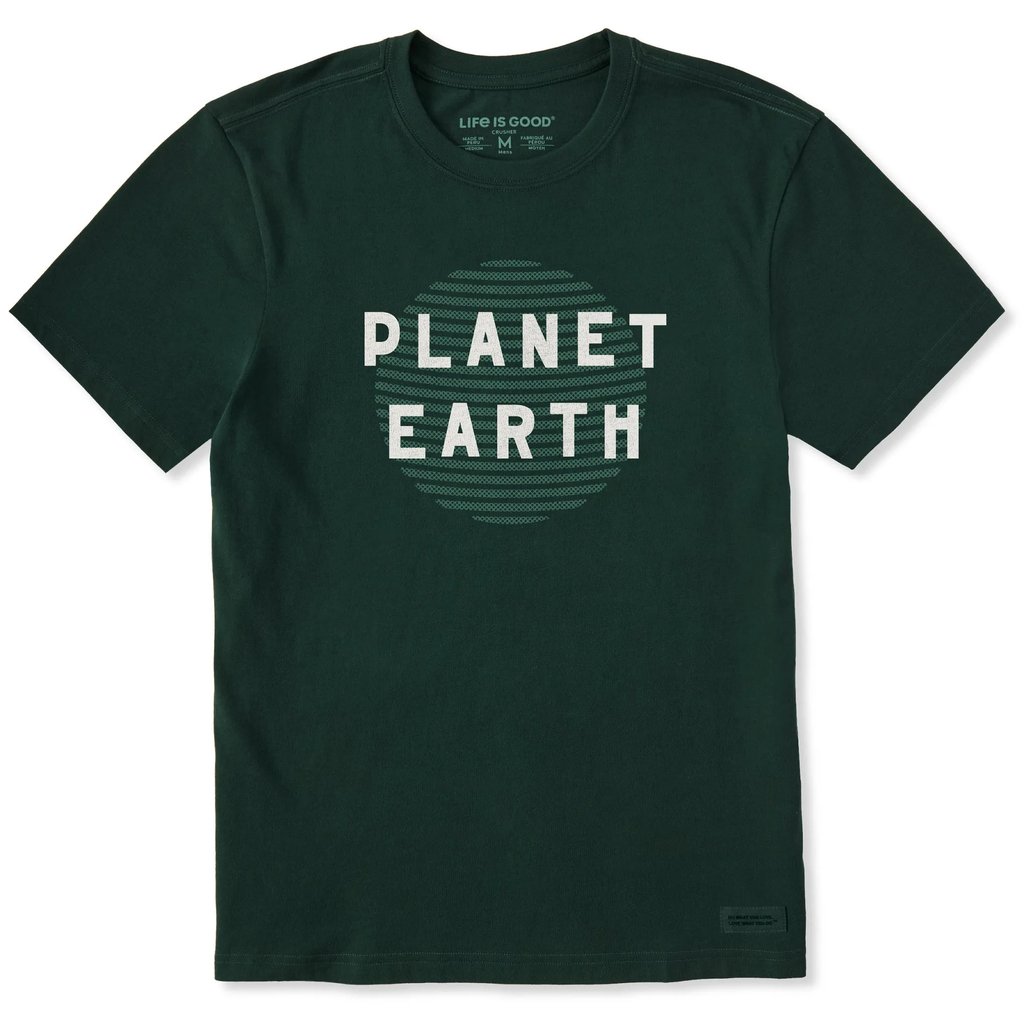 Men's Planet Earth Short Sleeve Crusher Tee sold by Life is Good