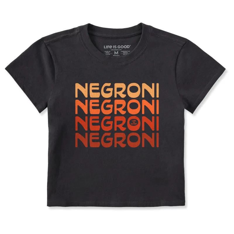 Women's Negroni Stack Crusher-LITE Shrunken Tee sold by Life is Good