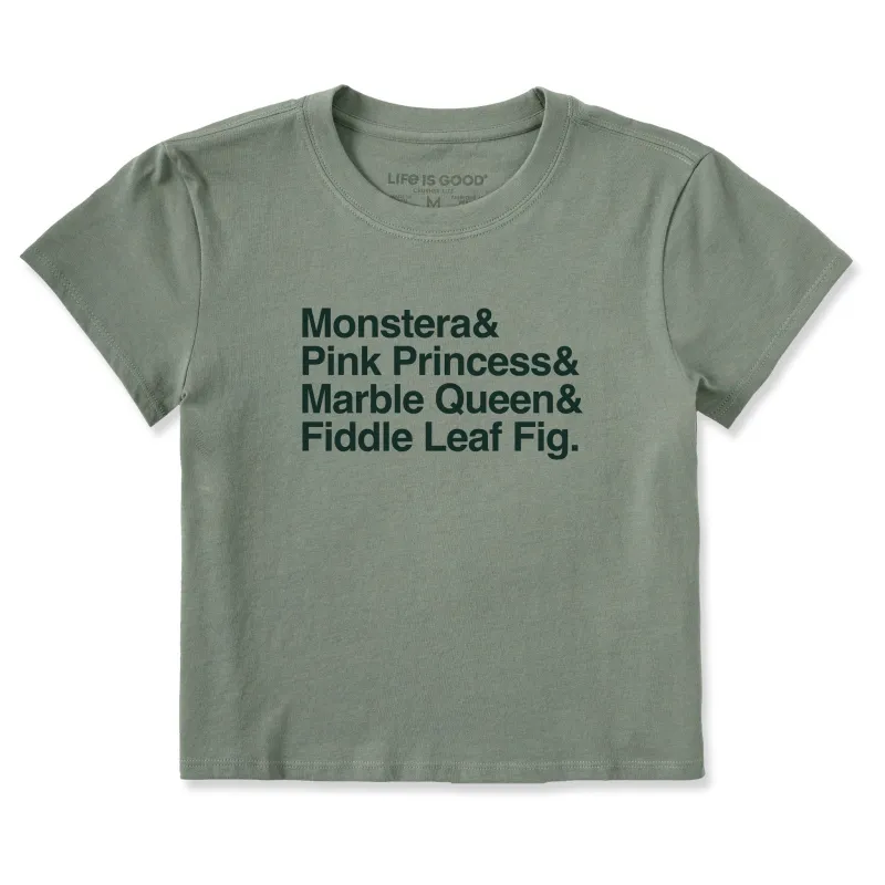 Women's Houseplants Stack Crusher-LITE Shrunken Tee sold by Life is Good